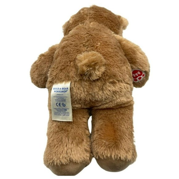 Build a Bear Lil Brownie Teddy Bear Cub 15" Plush Stuffed Animal Tan Brown 2018 - Picture 2 of 4